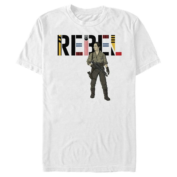 Men's Star Wars: The Rise of Skywalker Rebel Rose  Graphic Tee White 2X Large