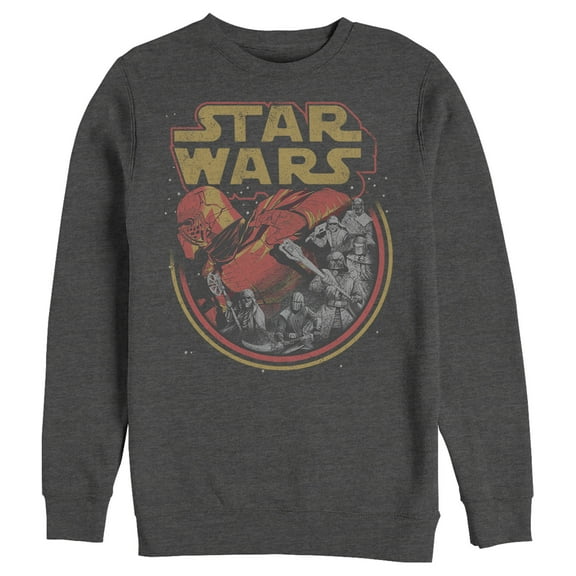 Men's Star Wars: The Rise of Skywalker Retro Knights of Ren  Sweatshirt Charcoal Heather 2X Large