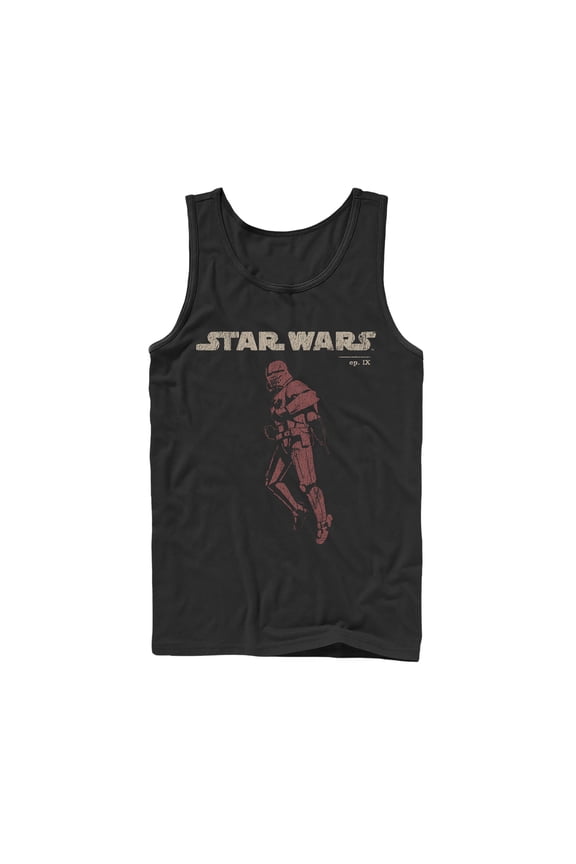 Men's Star Wars: The Rise of Skywalker Retro Sith Trooper Flight  Tank Top Black Medium