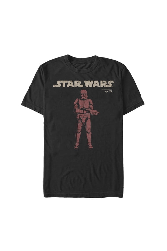 Men's Star Wars: The Rise of Skywalker Retro Sith Trooper Graphic Tee Black Medium