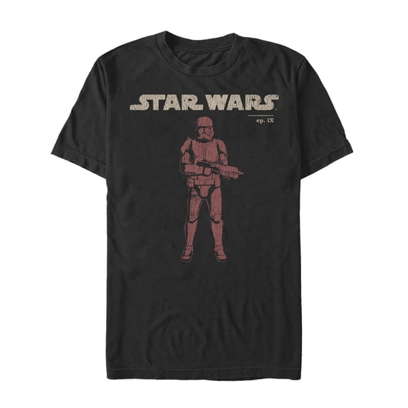 Men's Star Wars: The Rise of Skywalker Retro Sith Trooper Graphic Tee Black X Large