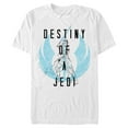 thumbnail image 1 of Men's Star Wars: The Rise of Skywalker Rey Destiny Of A Jedi  Graphic Tee White Medium, 1 of 4