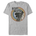 thumbnail image 1 of Men's Star Wars: The Rise of Skywalker Rey Vintage Rainbow Graphic Tee Athletic Heather Medium, 1 of 4