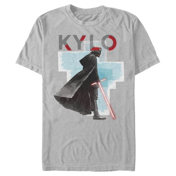Men's Star Wars: The Rise of Skywalker Sinister Kylo Graphic Tee Silver 3X Large