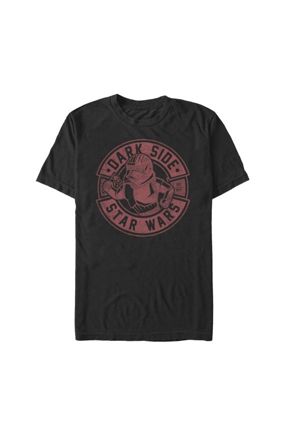 Men's Star Wars: The Rise of Skywalker Sith Trooper Cartoon Graphic Tee Black Large