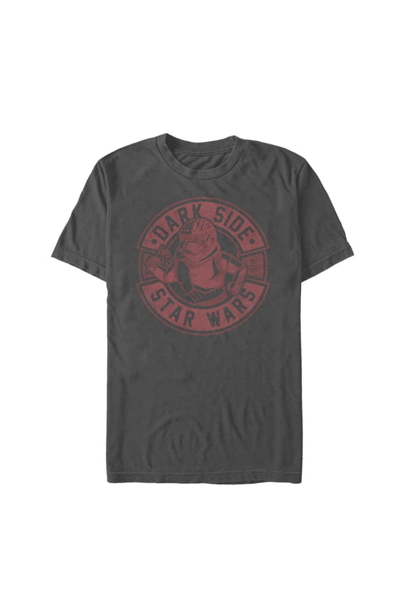 Men's Star Wars: The Rise of Skywalker Sith Trooper Cartoon Graphic Tee Charcoal Large