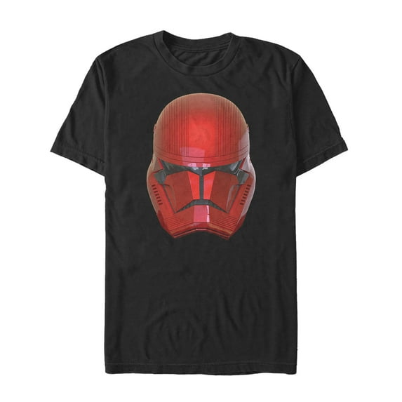 Men's Star Wars: The Rise of Skywalker Sith Trooper Helmet Graphic Tee Black 3X Large