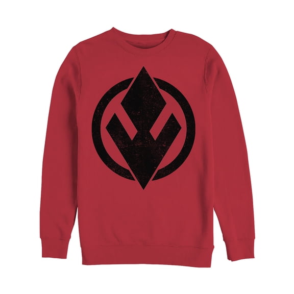 Men's Star Wars: The Rise of Skywalker Sith Trooper Logo  Sweatshirt Red 3X Large
