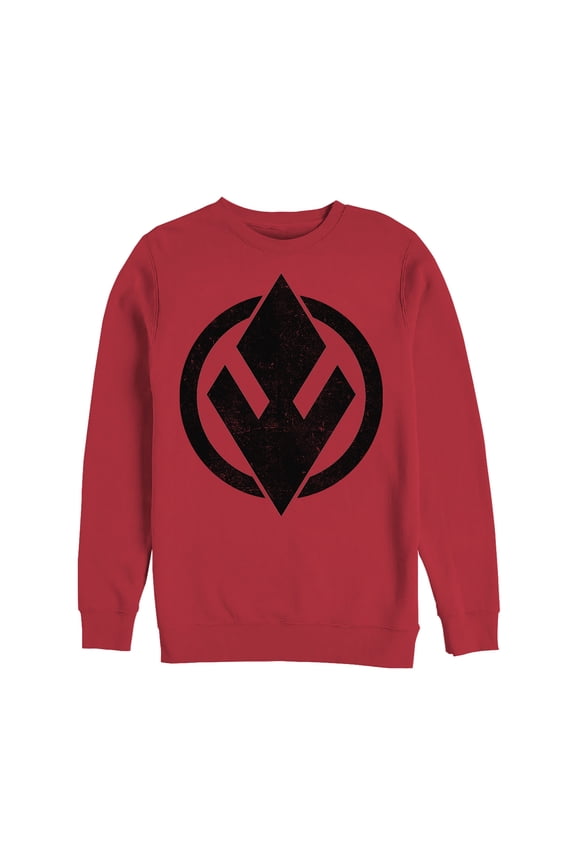 Men's Star Wars: The Rise of Skywalker Sith Trooper Logo Sweatshirt Red 3X Large