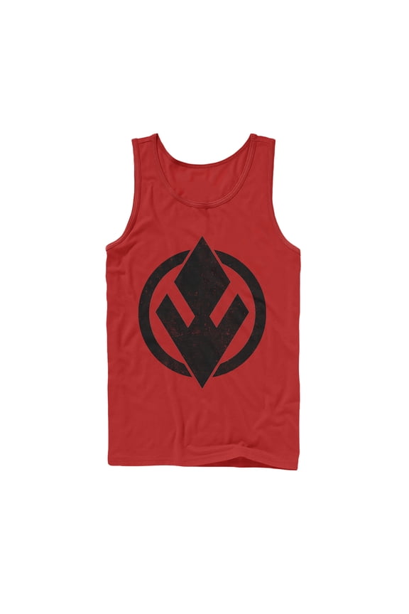Men's Star Wars: The Rise of Skywalker Sith Trooper Logo Tank Top Red Medium