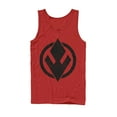 thumbnail image 1 of Men's Star Wars: The Rise of Skywalker Sith Trooper Logo  Tank Top Red Small, 1 of 3