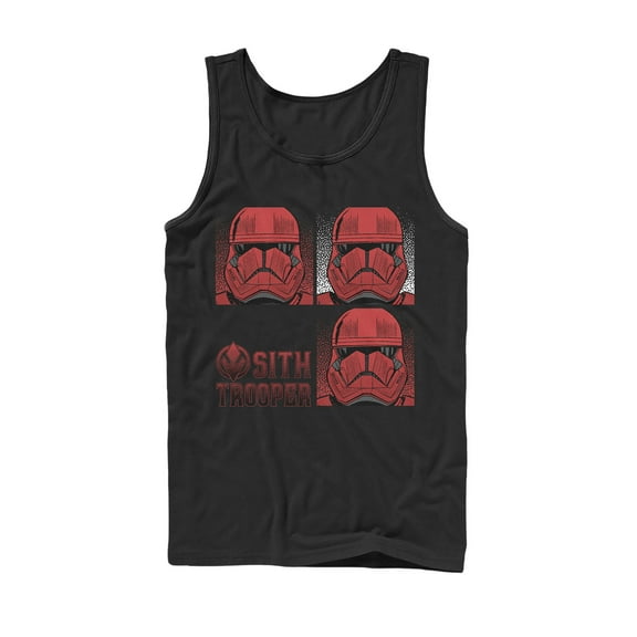 Men's Star Wars: The Rise of Skywalker Sith Trooper Panels  Tank Top Black Medium