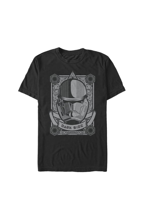 Men's Star Wars: The Rise of Skywalker Sith Trooper Playing Card Graphic Tee Black Medium