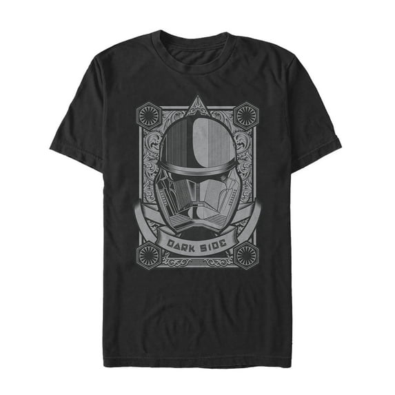Men's Star Wars: The Rise of Skywalker Sith Trooper Playing Card Graphic Tee Black Small
