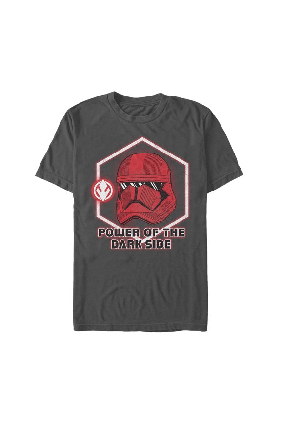 Men's Star Wars: The Rise of Skywalker Sith Trooper Power  Graphic Tee Charcoal Large
