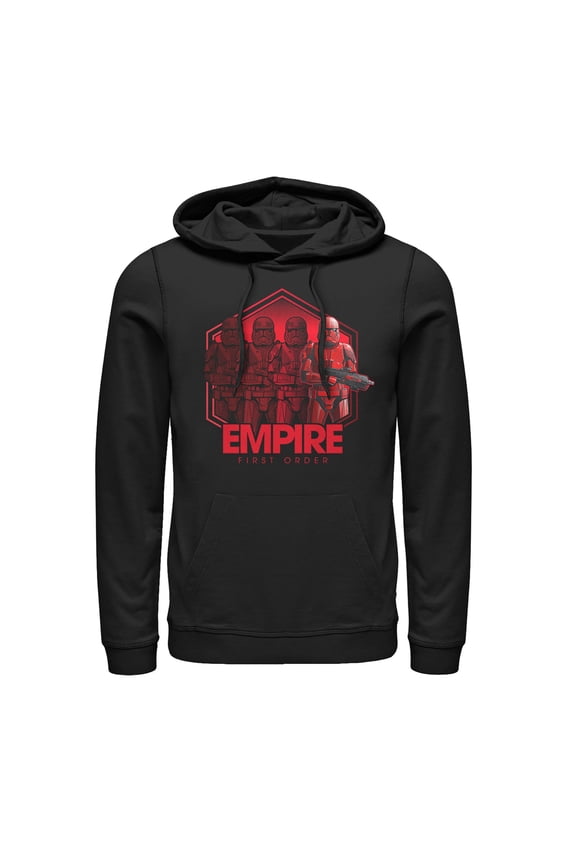 Men's Star Wars: The Rise of Skywalker Sith Trooper Reflection Pull Over Hoodie Black 3X Large