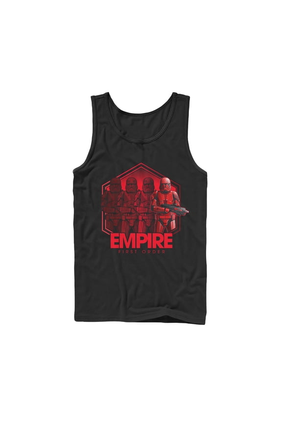 Men's Star Wars: The Rise of Skywalker Sith Trooper Reflection  Tank Top Black Large
