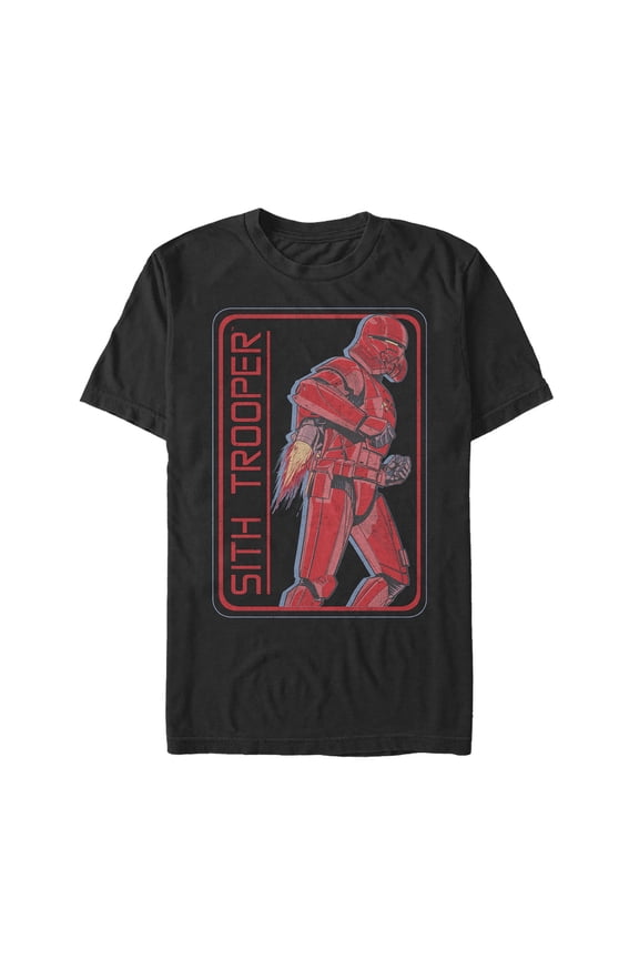 Men's Star Wars: The Rise of Skywalker Sith Trooper Rocket Graphic Tee Black 3X Large