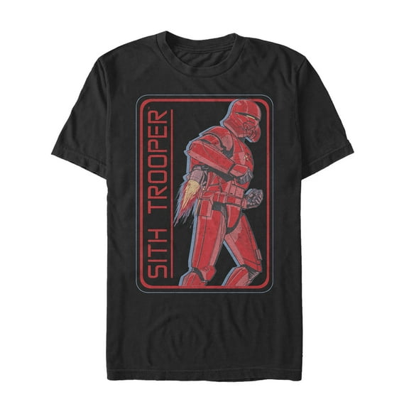 Men's Star Wars: The Rise of Skywalker Sith Trooper Rocket  Graphic Tee Black 5X Large