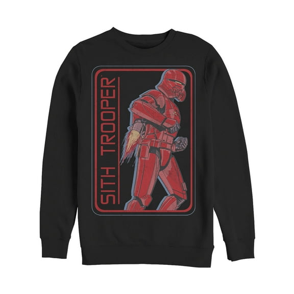 Men's Star Wars: The Rise of Skywalker Sith Trooper Rocket  Sweatshirt Black 2X Large