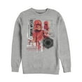 thumbnail image 1 of Men's Star Wars: The Rise of Skywalker Sith Trooper Schematic Villain  Sweatshirt Athletic Heather 2X Large, 1 of 3