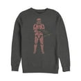 thumbnail image 1 of Men's Star Wars: The Rise of Skywalker Sith Trooper Villain  Sweatshirt Charcoal Heather 3X Large, 1 of 3