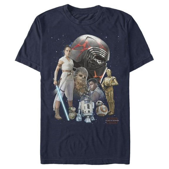 Men's Star Wars: The Rise of Skywalker Sith Villain Trooper  Graphic Tee Navy Blue Large