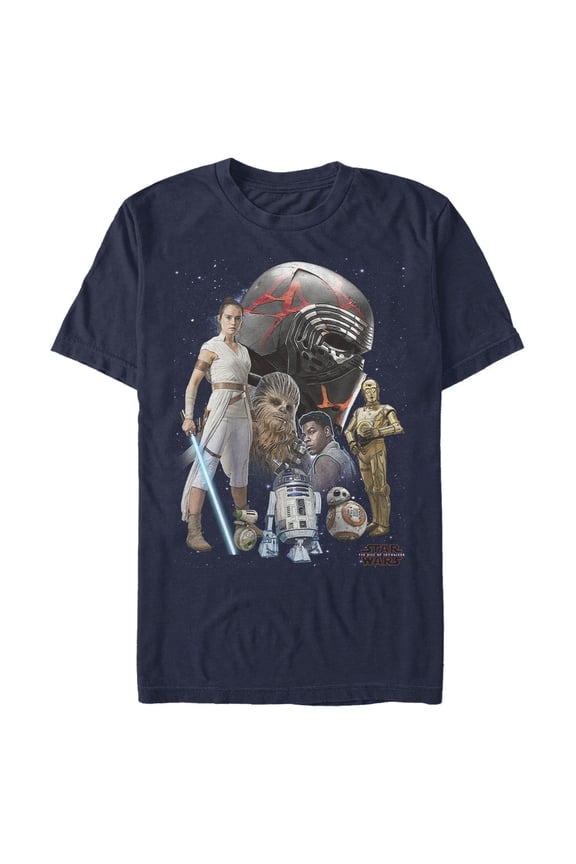 Men's Star Wars: The Rise of Skywalker Sith Villain Trooper  Graphic Tee Navy Blue Medium