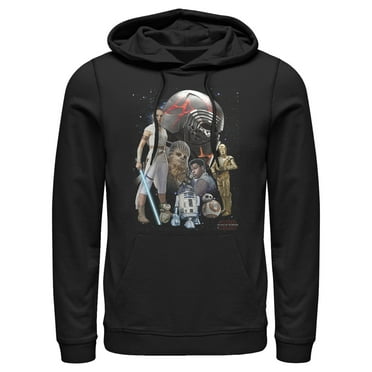 Men's Star Wars: The Rise of Skywalker Sith Villain Trooper  Pull Over Hoodie Black X Large