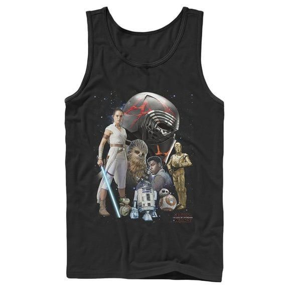 Men's Star Wars: The Rise of Skywalker Sith Villain Trooper Tank Top Black Medium
