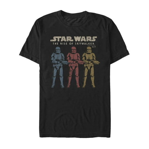 Men's Star Wars: The Rise of Skywalker Stormtrooper Reflection Graphic Tee Black Large