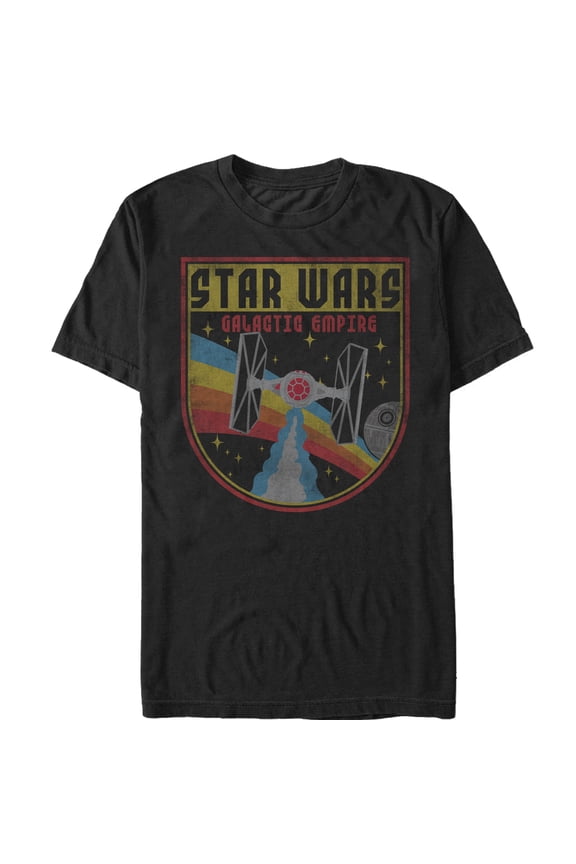 Men's Star Wars Tie Fighter Crest Graphic Tee Black Small