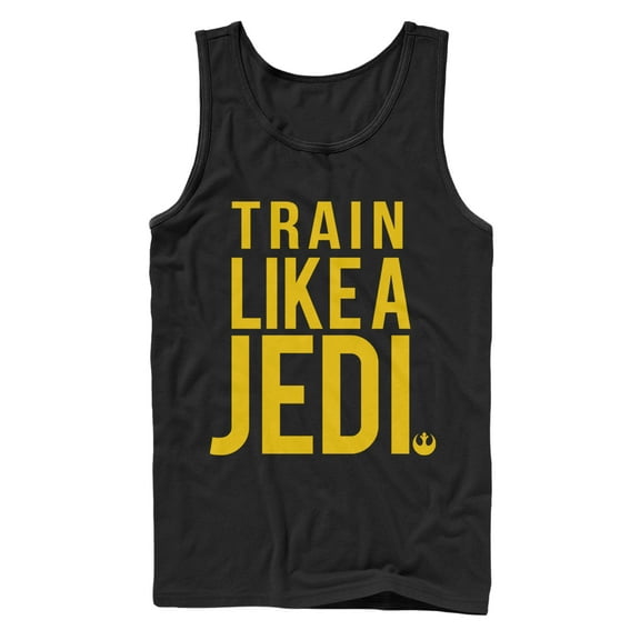 Men's Star Wars Train Like a Jedi  Tank Top Black Medium