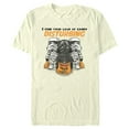 thumbnail image 1 of Men's Star Wars Trick or Treat Dark Side Graphic Tee Beige Medium, 1 of 4