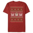 thumbnail image 1 of Men's Star Wars Ugly Christmas R2-D2 Graphic Tee Red Medium, 1 of 4