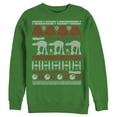 thumbnail image 1 of Men's Star Wars Ugly Christmas Sweater Sweatshirt Kelly Green X Large, 1 of 3