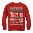 thumbnail image 1 of Men's Star Wars Ugly Christmas Sweater Sweatshirt Red Small, 1 of 3