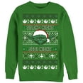 thumbnail image 1 of Men's Star Wars Ugly Christmas Yoda Silent Night Sweatshirt Kelly Green Medium, 1 of 3
