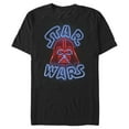 thumbnail image 1 of Men's Star Wars Vader Neon Sign  Graphic Tee Black X Large, 1 of 4