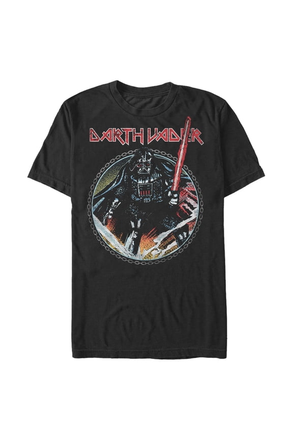 Men's Star Wars Vader Up In Chains Graphic Tee Black Medium