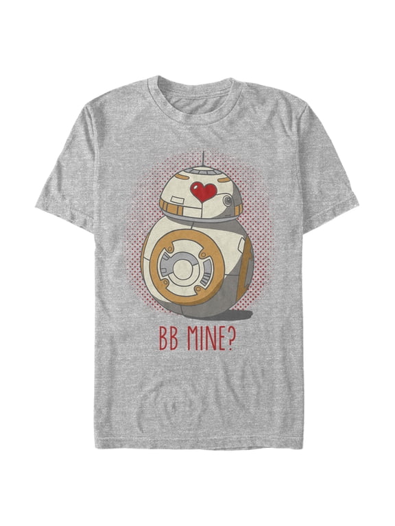 Men's Star Wars Valentine's Day BB Mine? Graphic Tee Athletic Heather Small
