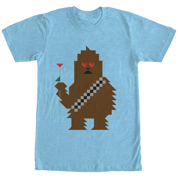 Men's Star Wars Valentine's Day Chewbacca  Graphic T-Shirt