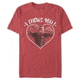 thumbnail image 1 of Men's Star Wars Valentine's Day I Chews You  Graphic Tee Red Heather Large, 1 of 5