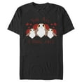 thumbnail image 1 of Men's Star Wars Valentine's Day You Are A-Porg-Able  Graphic Tee Black Large, 1 of 5