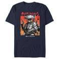 thumbnail image 1 of Men's Star Wars: Visions Anime Boba Fett  Graphic Tee Navy Blue X Large, 1 of 5