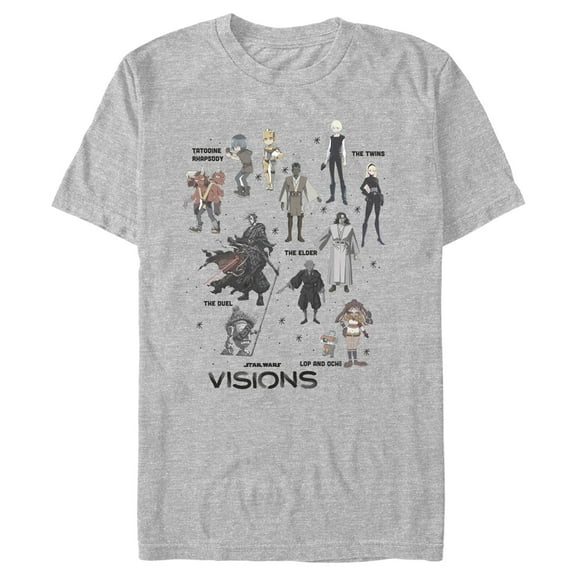 Men's Star Wars: Visions Episodes  Graphic Tee Athletic Heather Medium