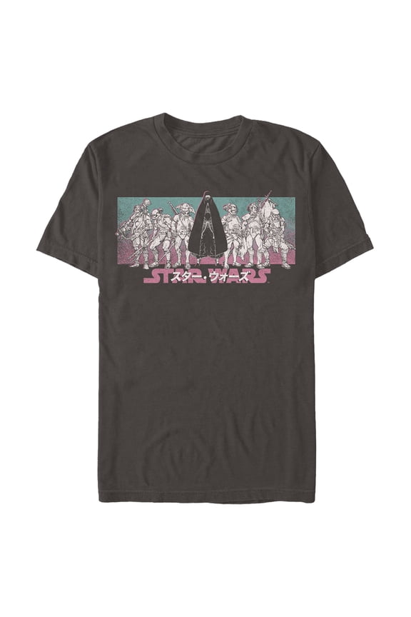 Men's Star Wars: Visions Group Shot Graphic Tee Charcoal Small