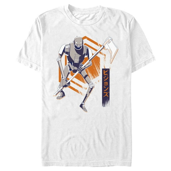 Men's Star Wars: Visions Ocho  Graphic Tee White 3X Large