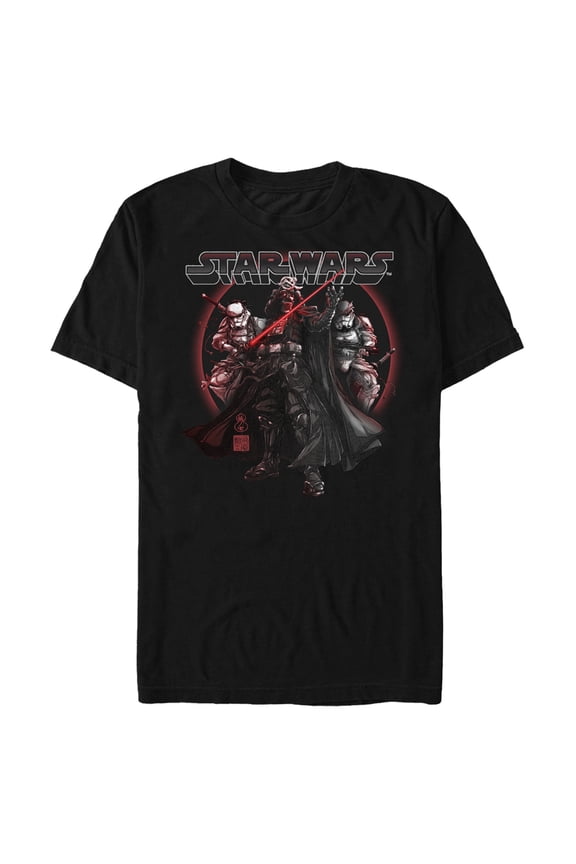 Men's Star Wars: Visions Retro Vader Graphic Tee Black 3X Large