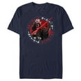 thumbnail image 1 of Men's Star Wars: Visions Samurai Darth Vader Lightsaber  Graphic Tee Navy Blue 3X Large, 1 of 5